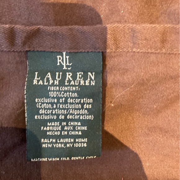 Ralph Lauren 100%Cotton Fabric Shower Curtain - Picture 2 of 4